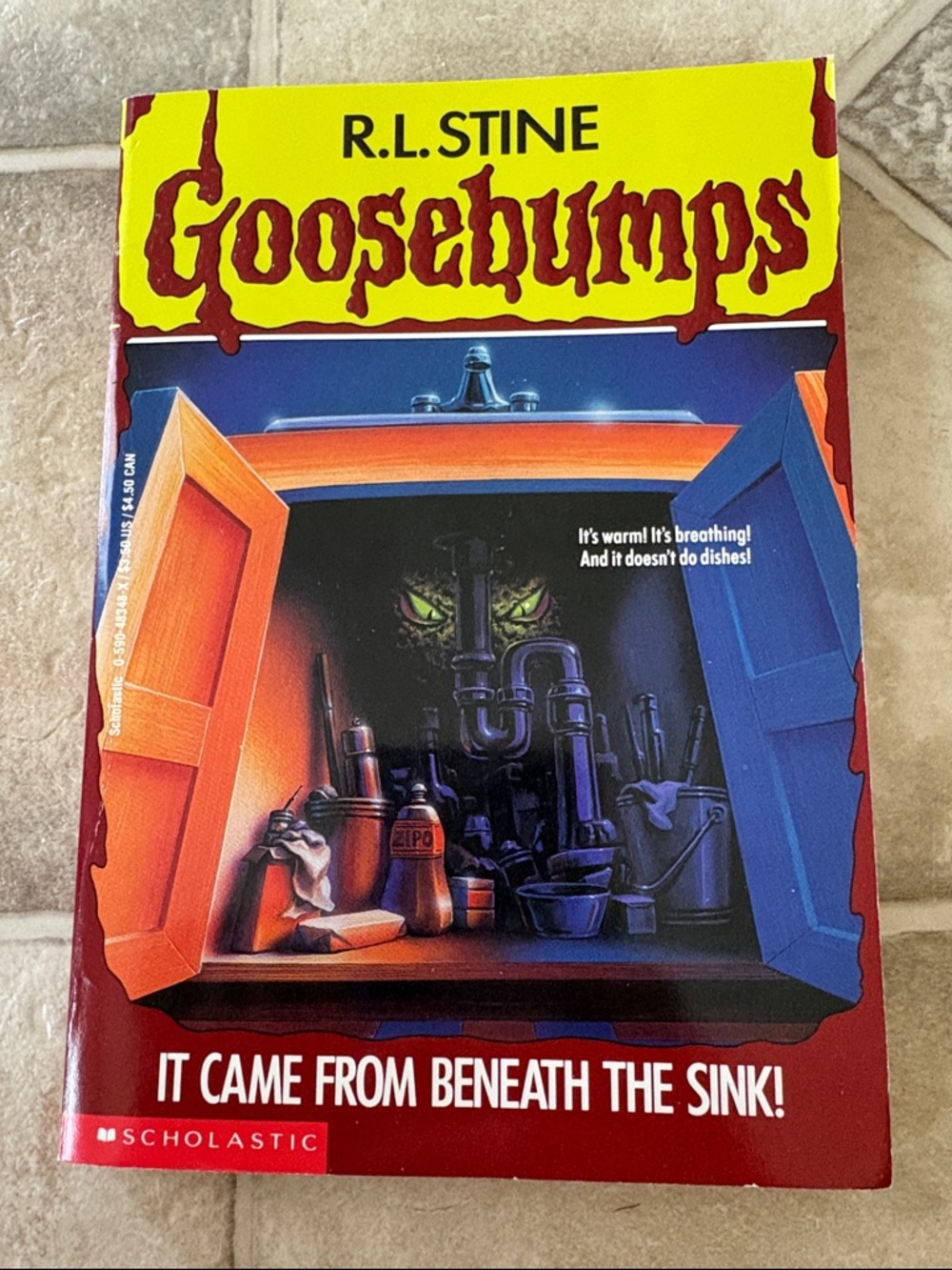 Goosebumps Book #30: It Came From Beneath the Sink! 1st Ed / 2nd Prnt